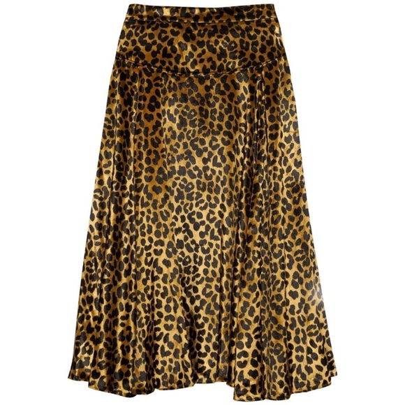 NWT Marc By Marc Jacobs Leopard Print Midi Skirt​ - Picture 3 of 9